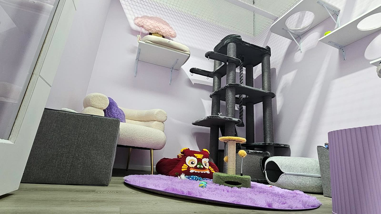 Presidential Suite interior at Neko Cat Hotel, Derrimut